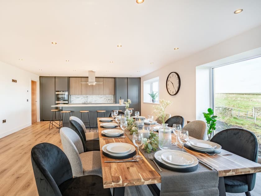 Kitchen/diner | Hazelgrove Lodge Barn, Laneshawbridge