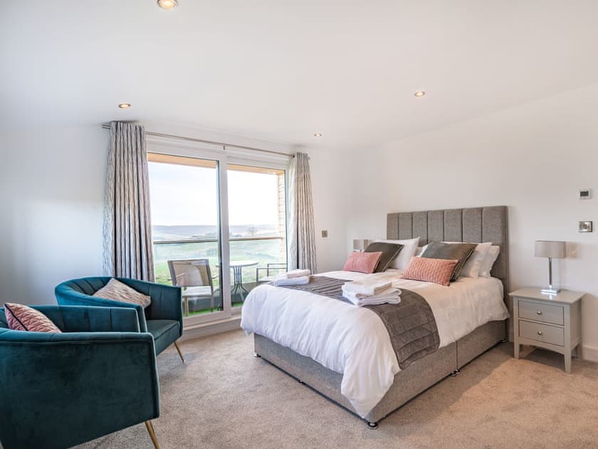 Double bedroom | Hazelgrove Lodge Barn, Laneshawbridge