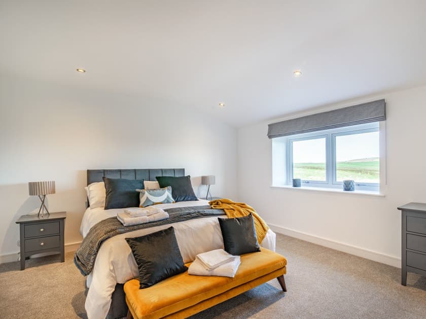 Double bedroom | Hazelgrove Lodge Barn, Laneshawbridge