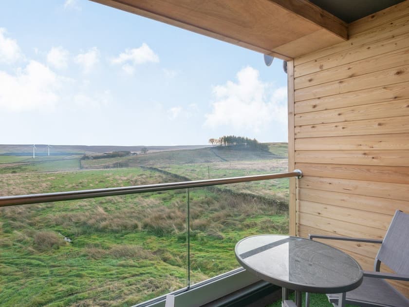 Balcony | Hazelgrove Lodge Barn, Laneshawbridge