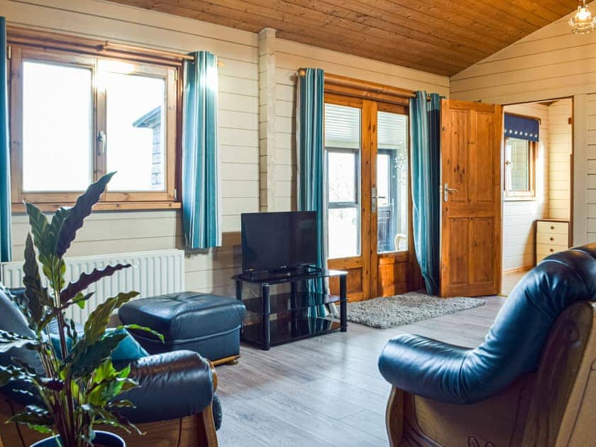 Living room | Marros Hill Log Cabin, Marros, near Pendine