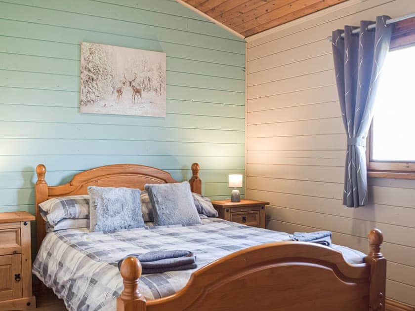 Double bedroom | Marros Hill Log Cabin, Marros, near Pendine