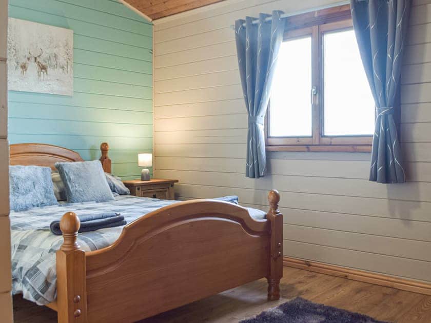 Double bedroom | Marros Hill Log Cabin, Marros, near Pendine