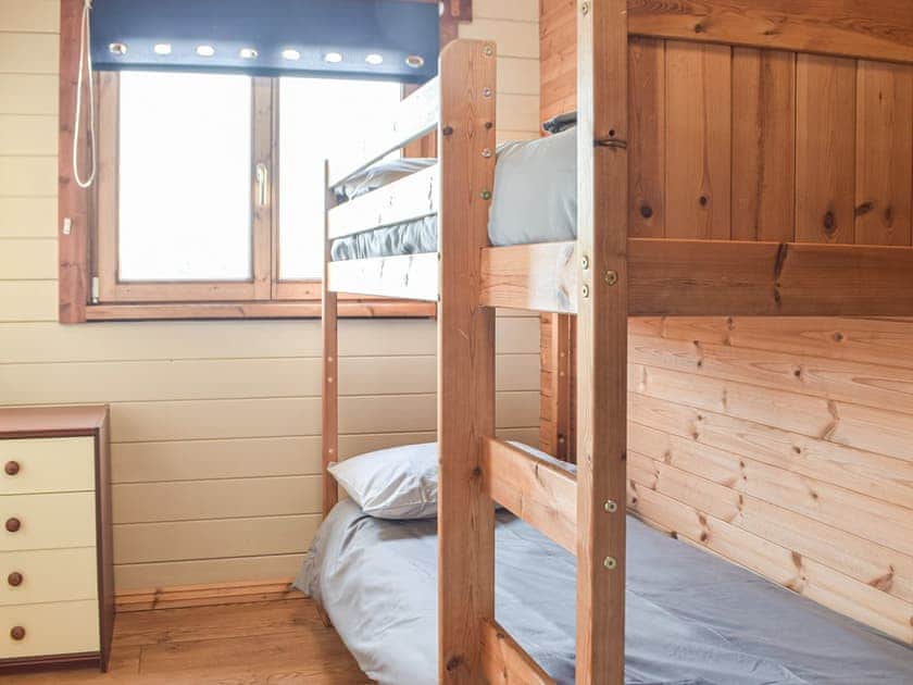 Bunk bedroom | Marros Hill Log Cabin, Marros, near Pendine