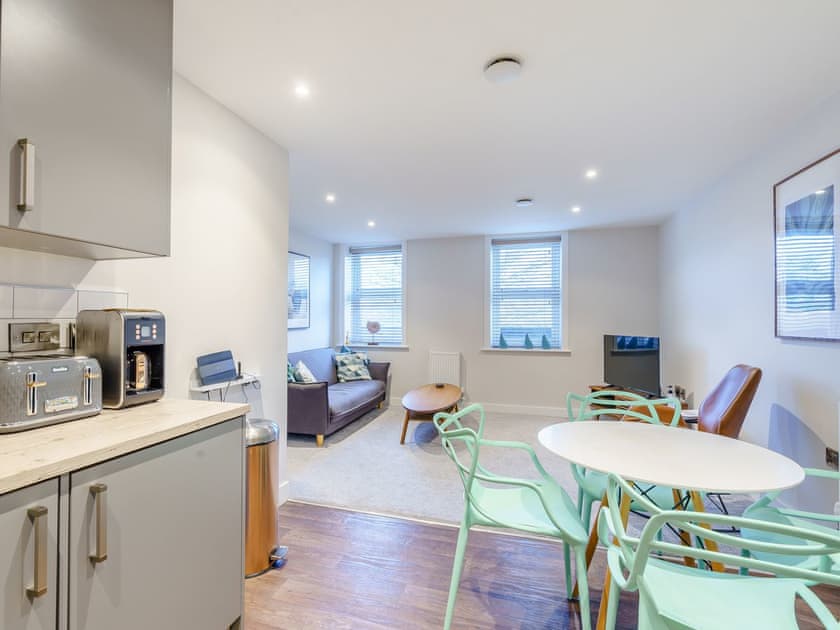 Open plan living space | 6 Eastgate - Eastgate House Apartments, Andover