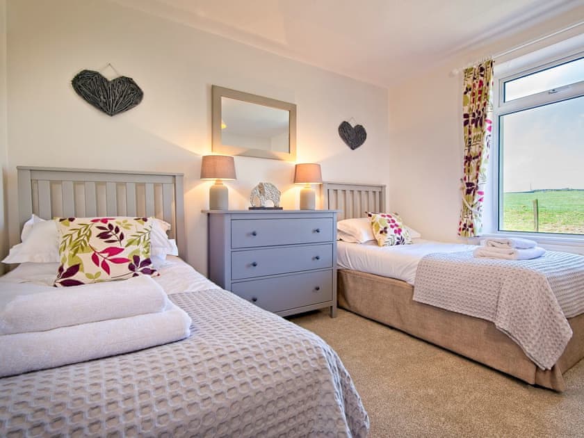 Twin bedroom | Edenville, Gatehouse of Fleet, near Castle Douglas