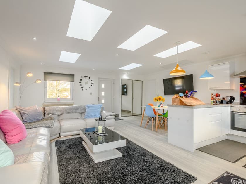 Open plan living space | Craigpark Lodge, Caldercruix, near Airdrie