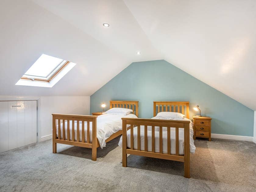 Twin bedroom | Seascape - Anglesey Seaviews, Penrhos Feilw, near Trearddur Bay