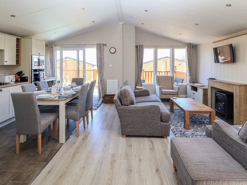 Open plan living space | The Lodge - The Lodge and No 7 North Island Holidays, Ryde
