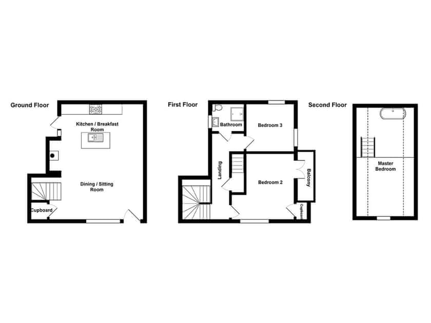 Floor plan | White Lion Cottage, Hadleigh