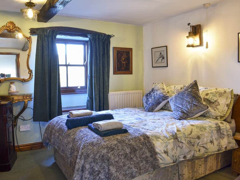 Large Double bedroom on first floor with views across the fell side  | Robsons Cottage, Alston