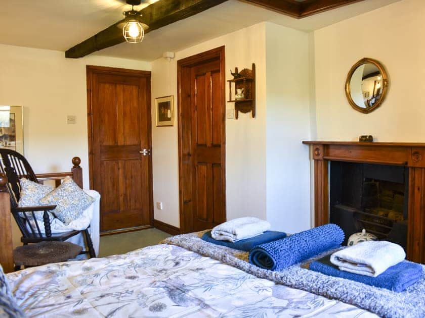 Double bedroom open plan to the stairs  | Robsons Cottage, Alston