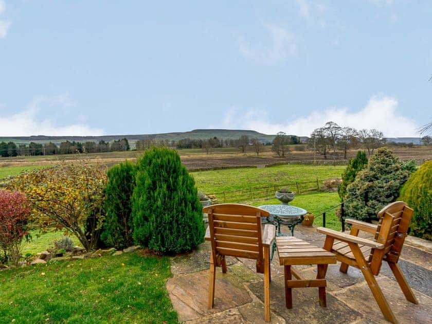 Sitting-out-area | Preston Mill Barn, Wensley, near Leyburn