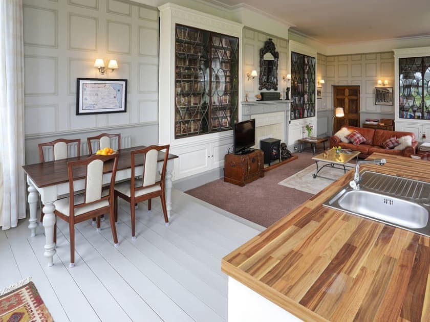 Open plan living space | Stargazers - Dark Sky Apartments, Greenhaugh