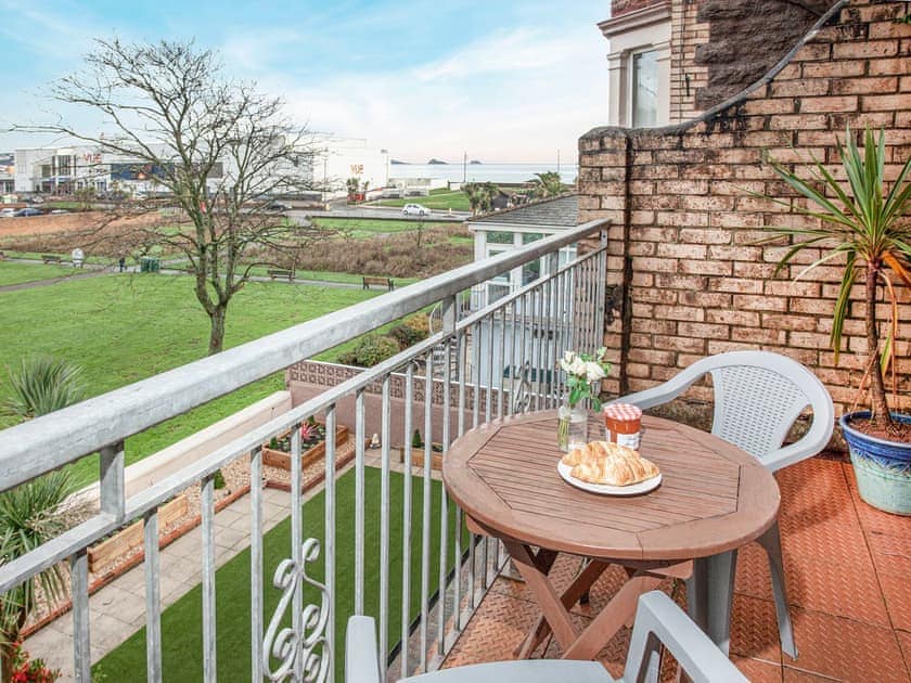 Balcony | Apartment 10 Bedford Holiday Flats - Bedford Holiday Flats, Paignton
