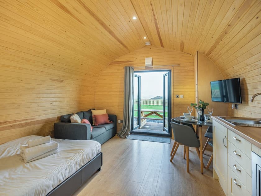 Open plan living space | Pen Rhiw - Podiau Uwch Y Dyffryn, Llanelidan, near Ruthin