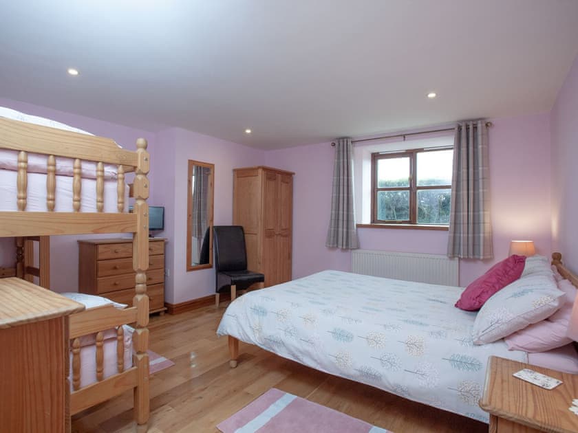 Family bedroom | The Old Mill House, Welcombe, near Bude