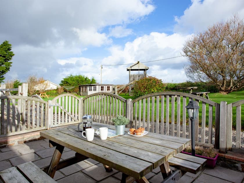 Outdoor area | The Old Mill House, Welcombe, near Bude