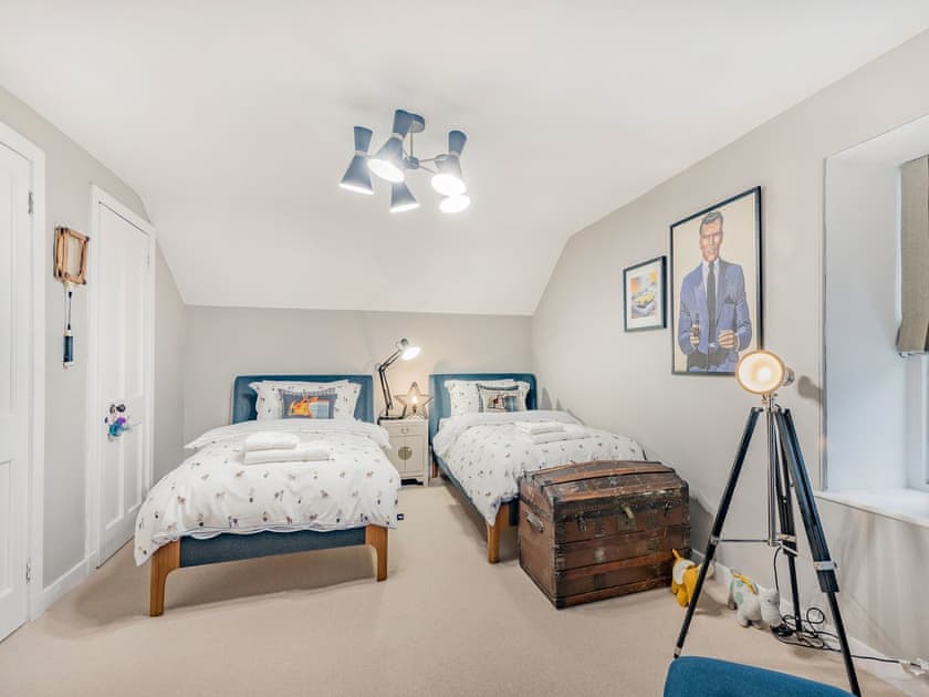 Twin bedroom | Keepers Cottage, Durisdeer, near Thornhill