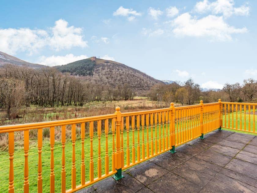 Patio | Bidean Lodge, Glencoe Village