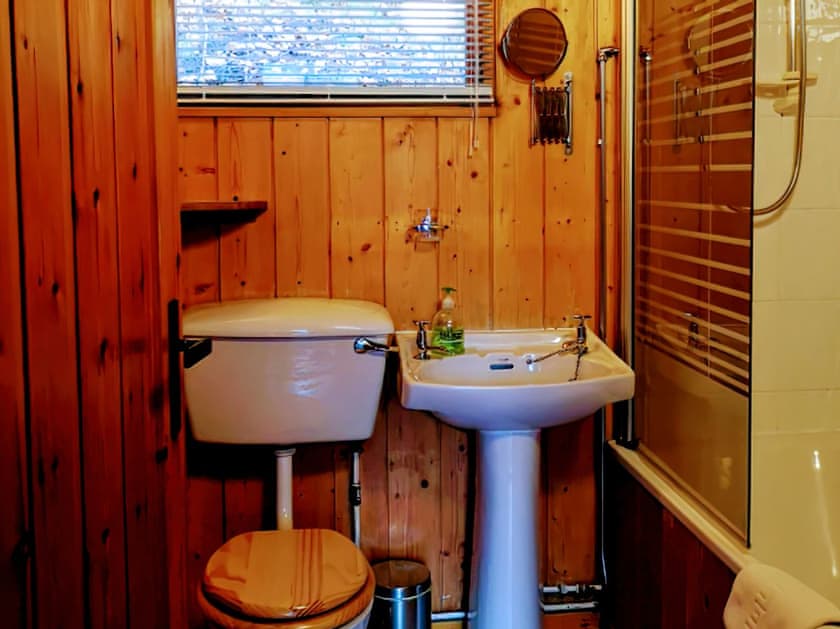 Typical shower room | Conifer Chalet 5 - Loch Monzievaid, Crieff