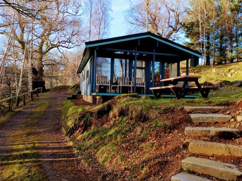 Tyypical exterior | Conifer Chalet 5 - Loch Monzievaid, Crieff
