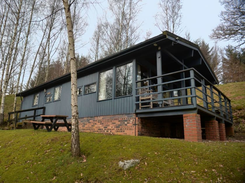 Tyypical exterior | Conifer Chalet 9 - Loch Monzievaid, Crieff