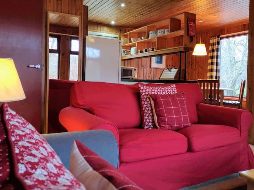 Open plan living space | Pine Chalet 22 - Loch Monzievaid, Crieff