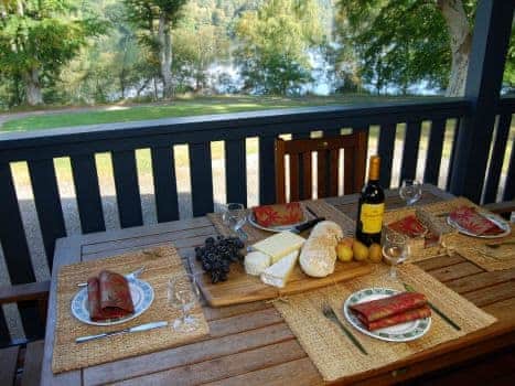 Typical terrace | Maple Chalet 16 - Loch Monzievaid, Crieff
