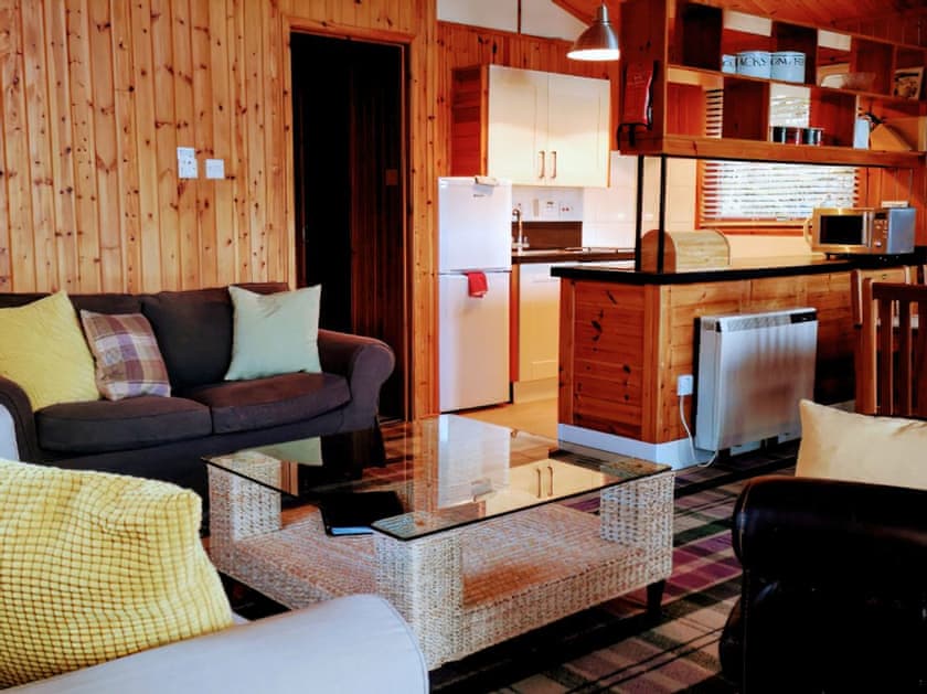 Open plan living space | Cedar Chalet 14 - Loch Monzievaid, Crieff