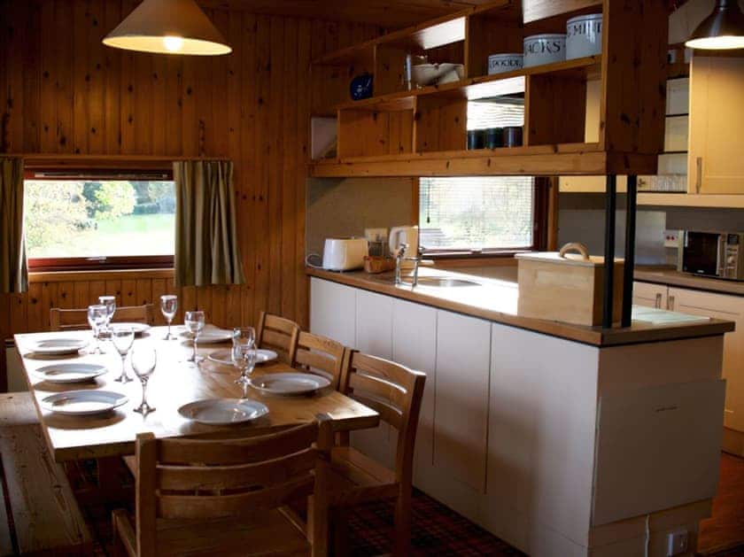 Open plan living space | Cedar Chalet 14 - Loch Monzievaid, Crieff