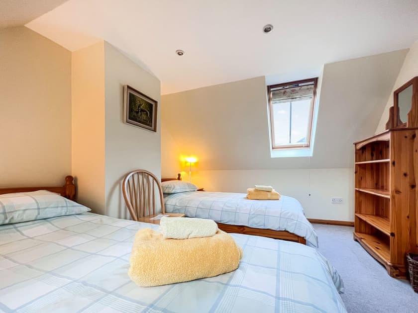 Twin bedroom | The Old Post Office, Corran, Arnisdale
