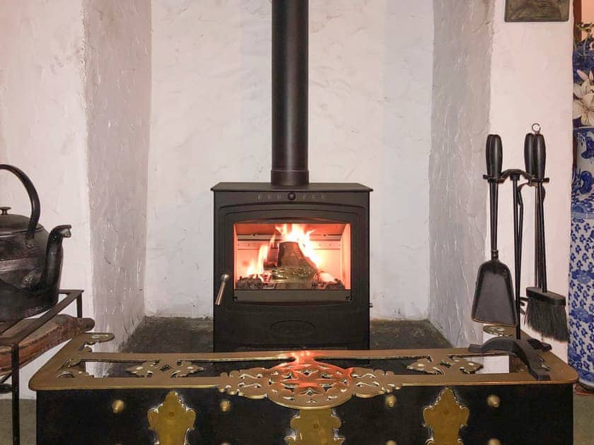 Cosy woodburner in the living room | Robsons Cottage, Alston