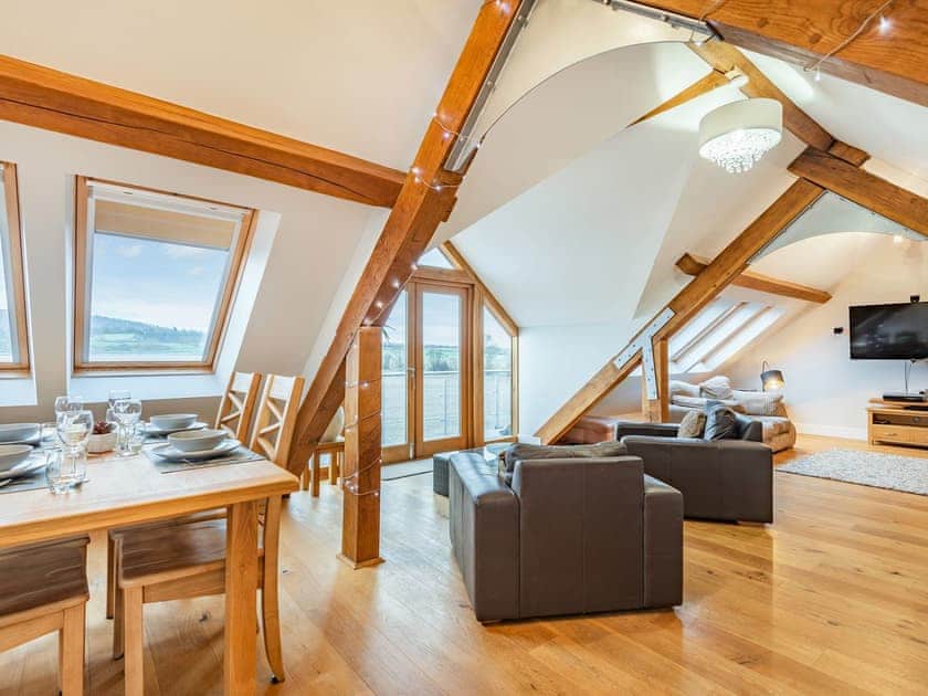 Open plan living space | The Barn at Whitefields, Charlton