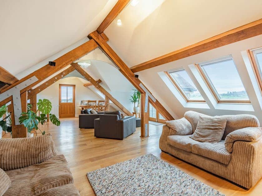 Open plan living space | The Barn at Whitefields, Charlton
