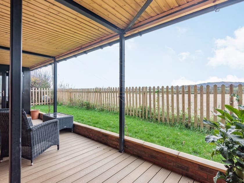 Sitting-out-area | The Barn at Whitefields, Charlton
