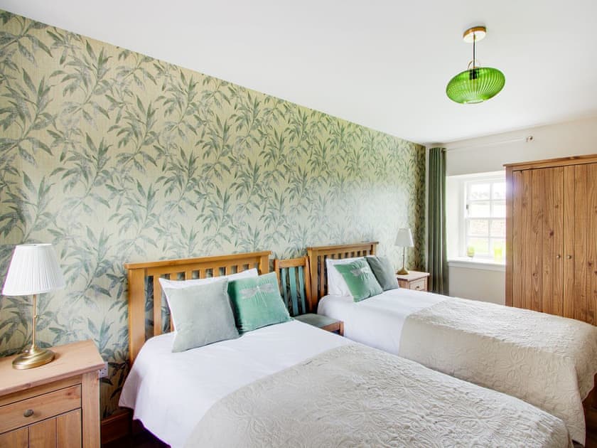 Twin bedroom | Home Farm Cottage, Forfar