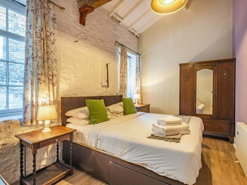 Bedroom | The Old Workshop - Lowes Mill Cottages at Torr Vale Mill, New Mills