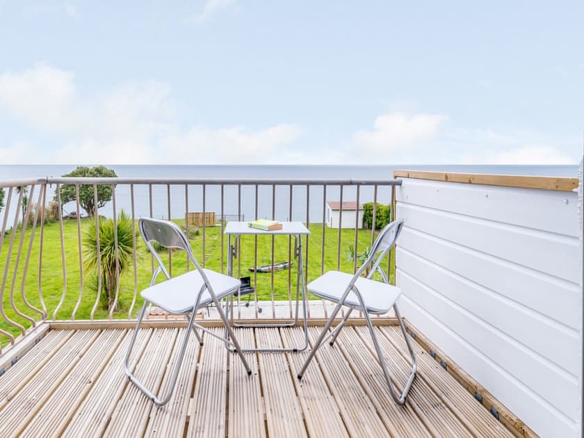 Balcony | On The Beach - Yardley House, Downderry and Seaton, near Looe
