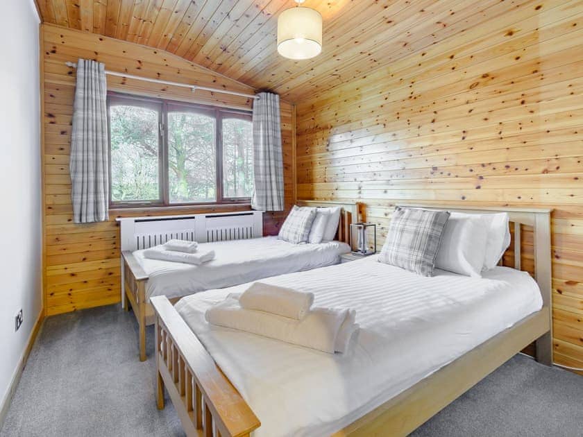 Twin bedroom | Killerby Old Hall : The Lodge - Killerby Old Hall, Cayton, near Scarborough