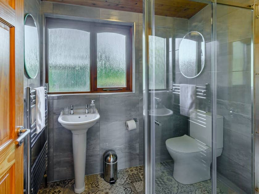 Shower room | Killerby Old Hall : The Lodge - Killerby Old Hall, Cayton, near Scarborough