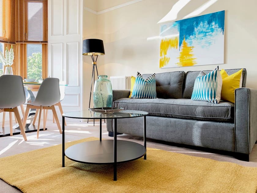 Living room/dining room | Tay View Apartment, Dundee