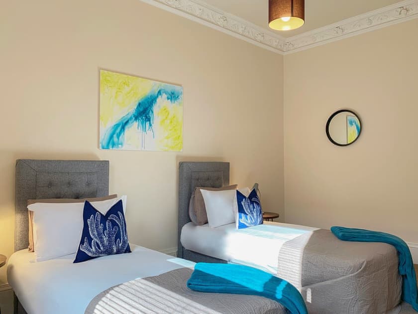 Twin bedroom | Tay View Apartment, Dundee