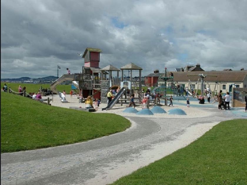Children’s play area | Beach Walk Apartment, Broughty Ferry, near Dundee