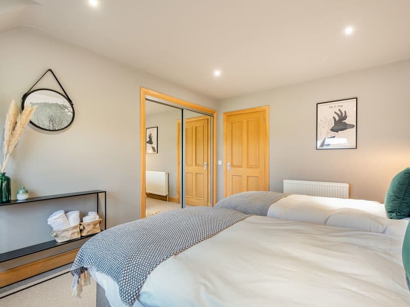 Twin bedroom | Hill View, Dalbeattie