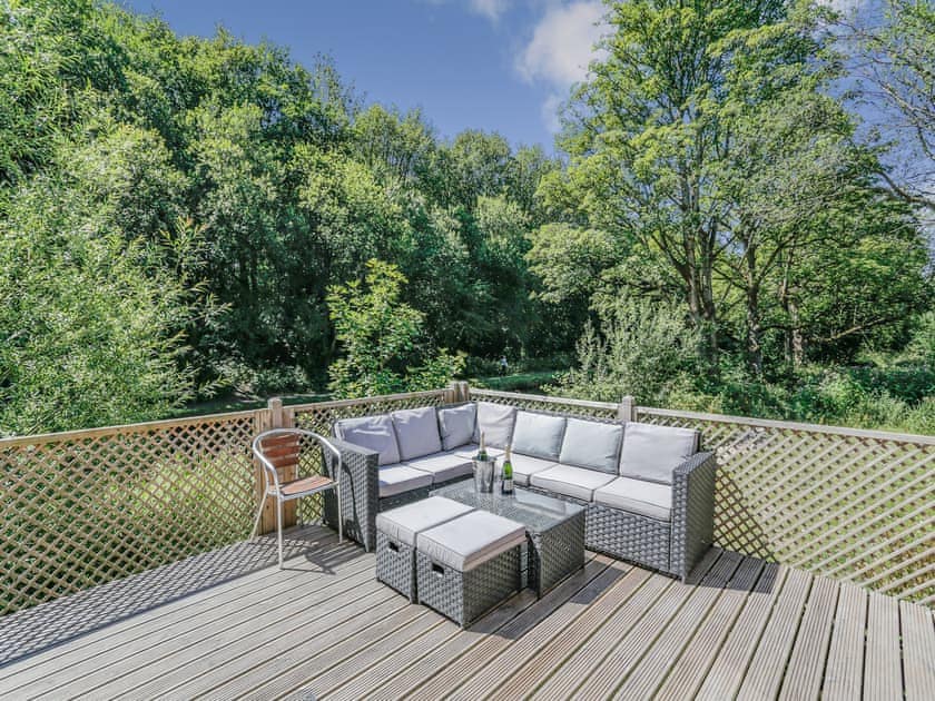 Outdoor area | Waterside Lodge Four - Ashgrove Country Park, Elland