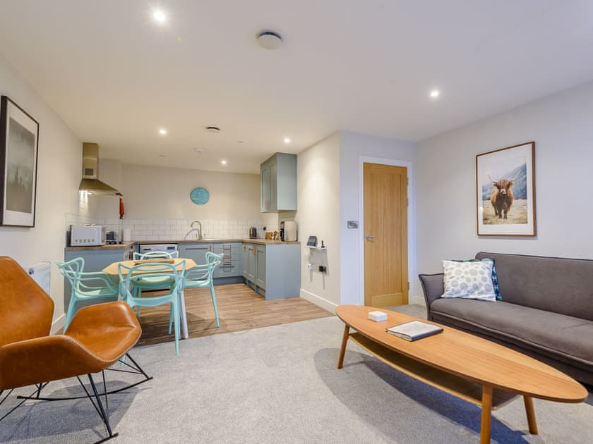Open plan living space | 3 Eastgate - Eastgate House Apartments, Andover