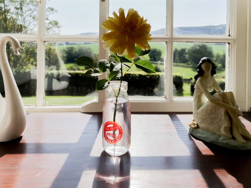 View from the bedroom | Curly Tail Cottage, Harwood Dale, near Scarborough