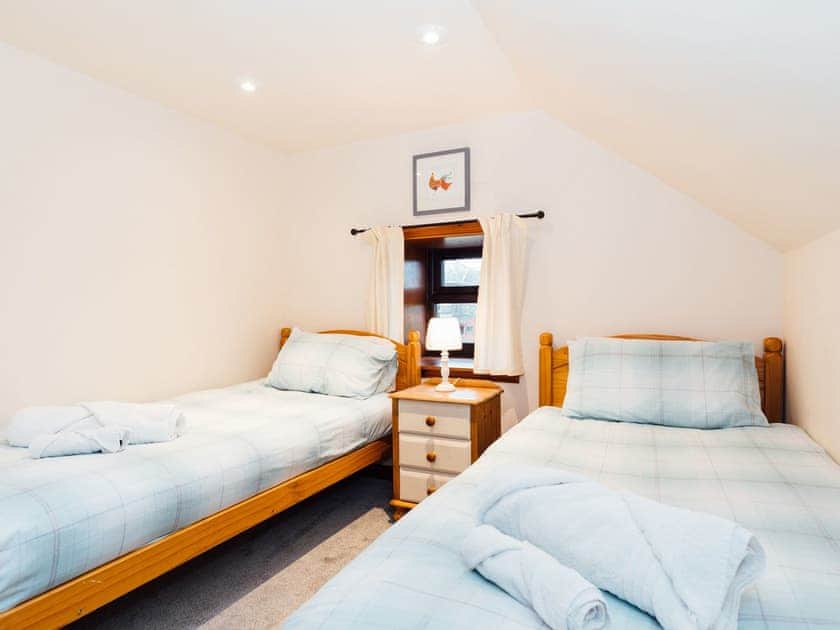 Twin bedroom | Clauchan Farm - The Barn - Clauchan Farm , near Gatehouse of Fleet