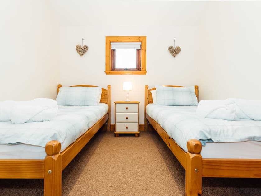 Twin bedroom | Clauchan Farm - Middle Byre - Clauchan Farm , near Gatehouse of Fleet